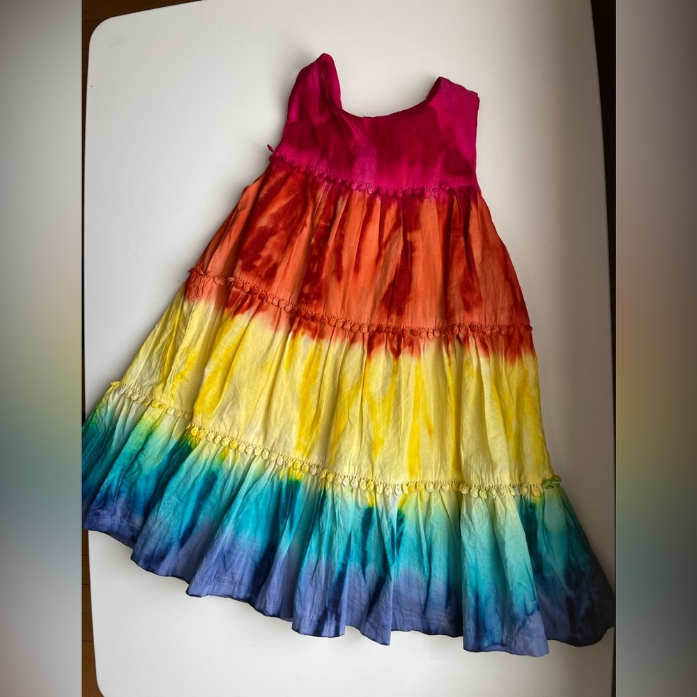A beautiful tie dye dress that can be worn anywhere and anytime.